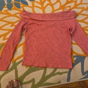 Beautiful red and silver sweater